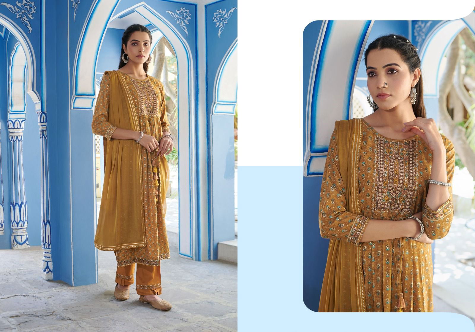 Rangoon Tulsi By Kessi Readymade Salwar Suits Catalog